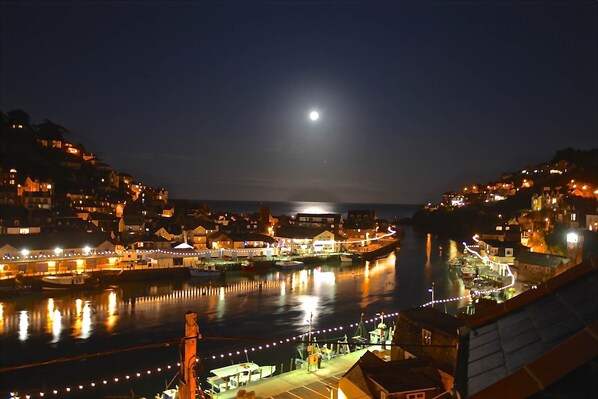 View from Harbour view at night