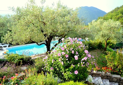 FerienWohnung in den Hügeln hinter Nyons f  2 Pers., pool,  mit schönem Blick