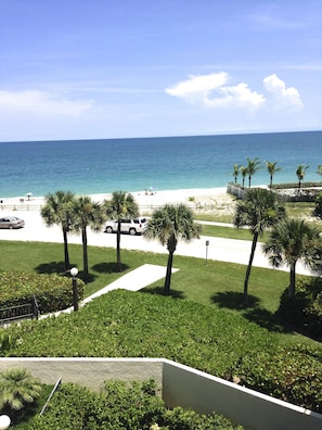 View of the ocean from  balcony