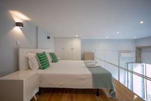 Mezzanine room with two beds 