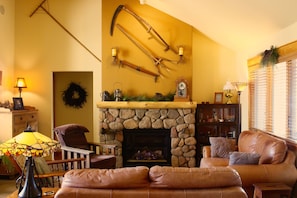 A Cozy Fireside Room