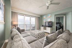 Plenty of seating in this cozy living room