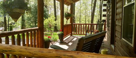 front porch in the springtime!