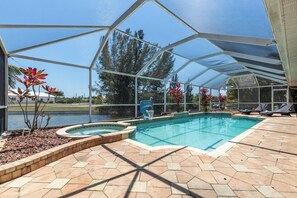 Heated pool and spa vacation rental