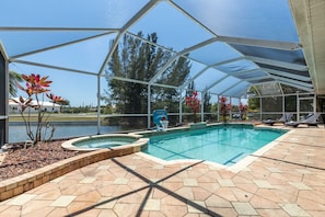 Heated pool and spa vacation rental