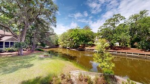 Private Deck with View of the 11-mile Lagoon System