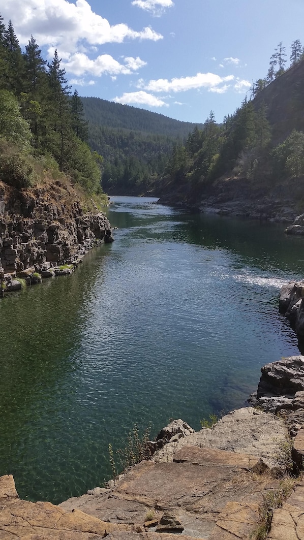 View of the Smith River.