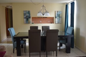 Beautiful dining room area.