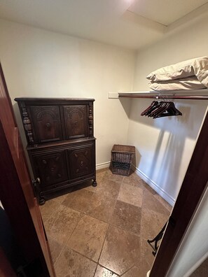 Large walk in closet.