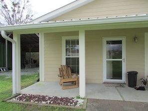 Enjoy a pleasant summer's day on either front or side porch.
