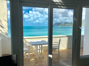 Ocean view from living and dining area