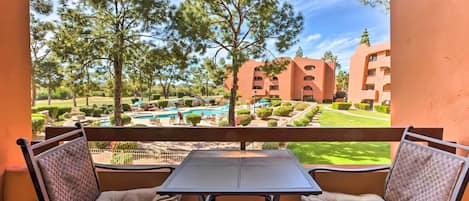 Phoenix Vacation Rental | 1BR | 1BA | 995 Sq Ft | Steps Required