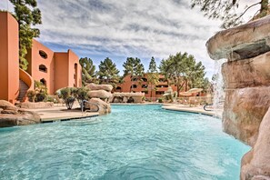 Community Amenities | 5 Lagoon-Style Pools | Hot Tubs | 4th-Story Condo