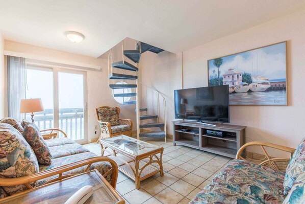 Our vintage South Padre Island condo is one of the first on the island. It is as pretty as a postcard and perfect for your next beach vacation! Book today, and we'll get you on the beach!