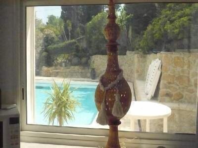 In villa beautiful duplex in edge of swimming pool / garden 4 adults + garage full center