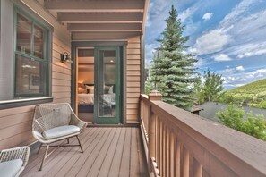 Back deck with views to the East
