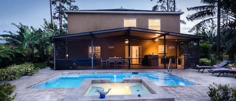 Welcome to our tranquil stunning home! Starting off with the backyard area fitted with a private hot tub, pool and stunning greenery all around - “The house exceeded our expectations, which were pretty high” - Stefan