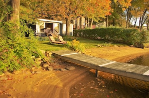 Your private yard and dock. 