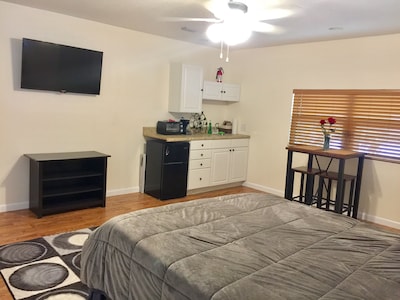 HUGE UPDATED & CLEAN Studio Apartment, Downtown & Beaches Nearby! 