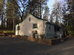 View from the Driveway - NE corner of the cottage