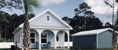 Hangar #13 and pool house