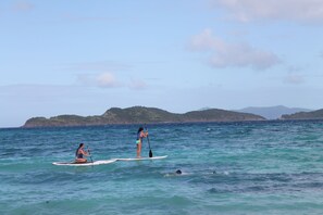 paddleboarding at Sapphire