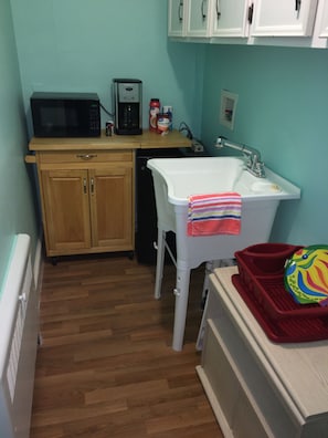 Our little Kitchen with all the comforts of Home!