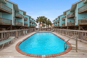 Pool view from all balconies!