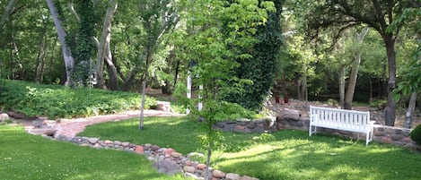 Backyard, facing Oak Creek