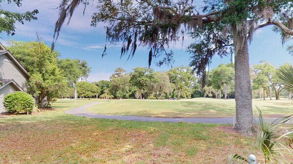 Private Patio with Views of the George Fazio Golf Course