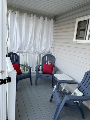 Front covered porch 