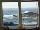 View from kitchen/dining area. This is the favorite area for all of the Whale Watching charter boats