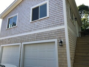 Outside of garage addition