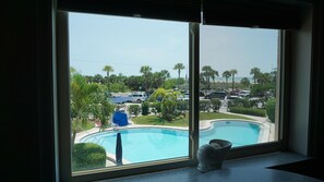 view from living room