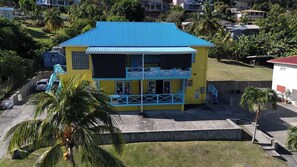 Aerial view of Casa Calypso. 