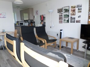 Lounge view onto kitchen
