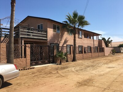  Cerca de la playa La Casa Wynne, buen tiempo. Excelente ubicación para las carreras de Baja