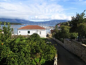 view from balcony