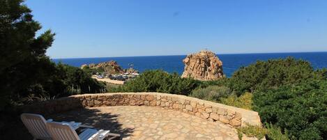 Terrace with sea view