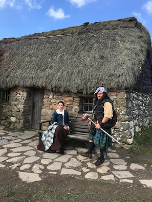 The old Croft House at Culloden battlefield