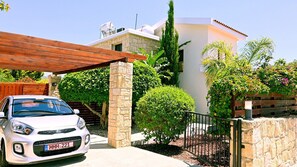 Private gated parking.