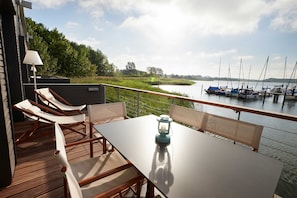 Blick vom Balkon