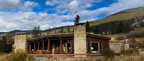 Elk House has a sod roof and a magical feel, lots of natural light and views!

