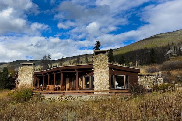 Elk House has a sod roof and a magical feel, lots of natural light and views!
