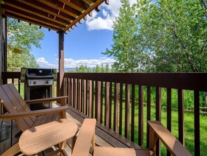 Deck with BBQ