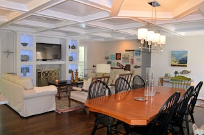 Open, inviting living area