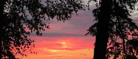 Sunset from Lakestone  Cottage