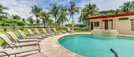 Outdoor Pool Area is Oceanfront / Beachfront.