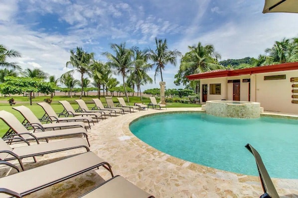 Outdoor Pool Area is Oceanfront / Beachfront.