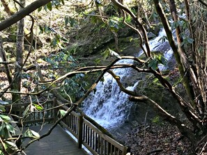 Peace Out by the Waterfall